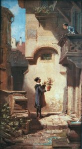Il congratulante da Carl Spitzweg